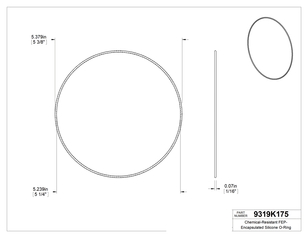 Technical drawing - 9319K175
